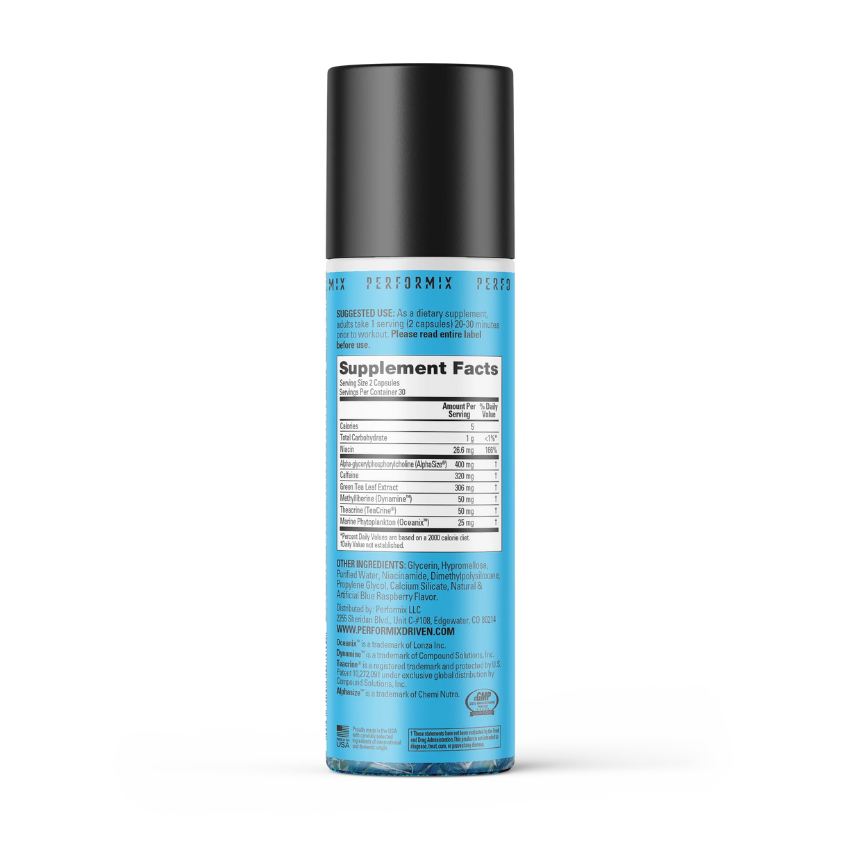 液態Pre-workout 丸 SUPERCHARGED PWO 力量爆發 高度專注