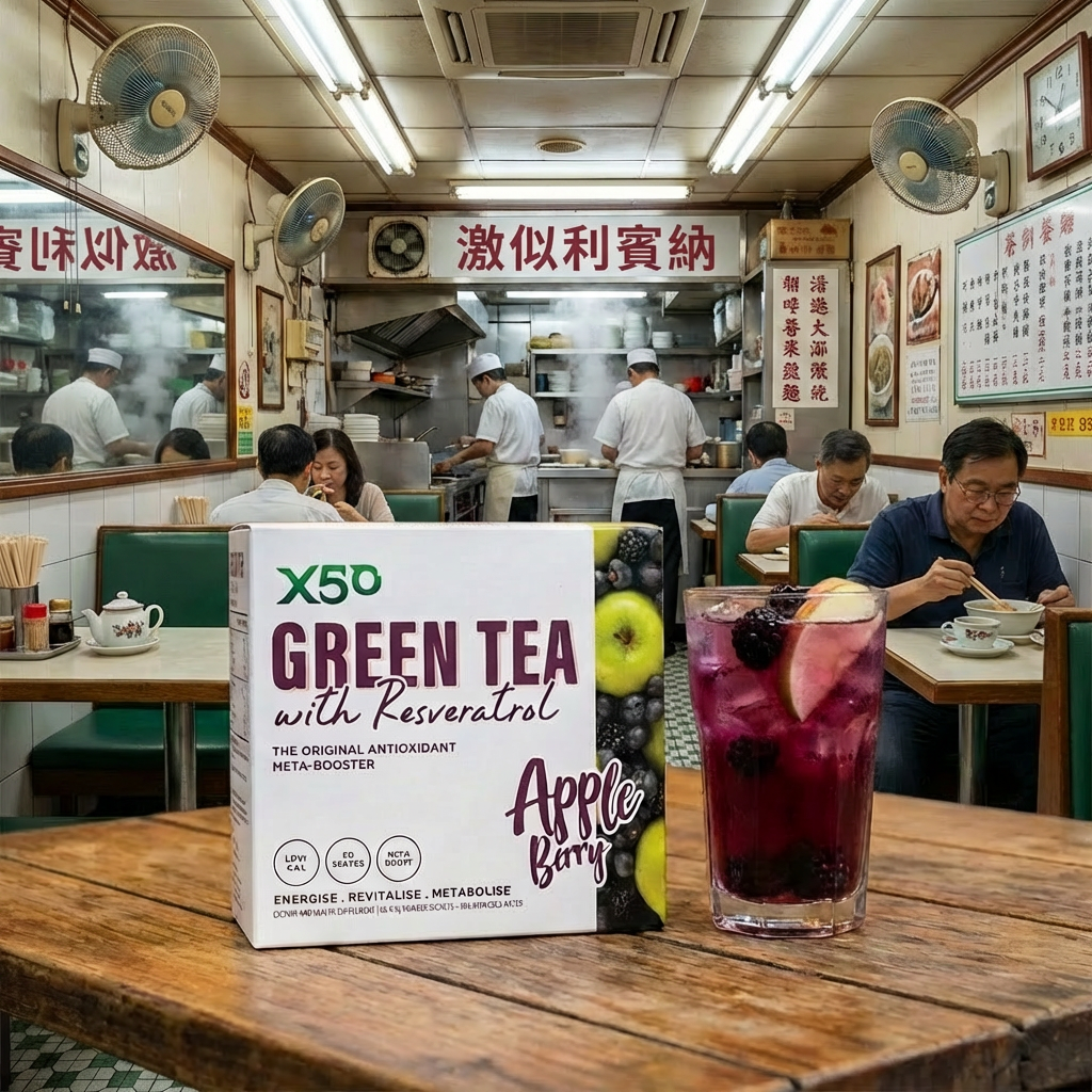 Green Tea X50 澳洲天然水果消脂綠茶 (60包)