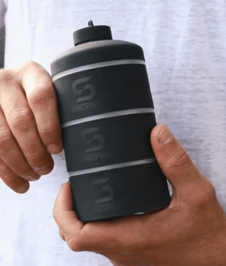 ShakeSphere Stackable Storage 便攜式三層健身奶粉保鮮盒 (3 Containers)