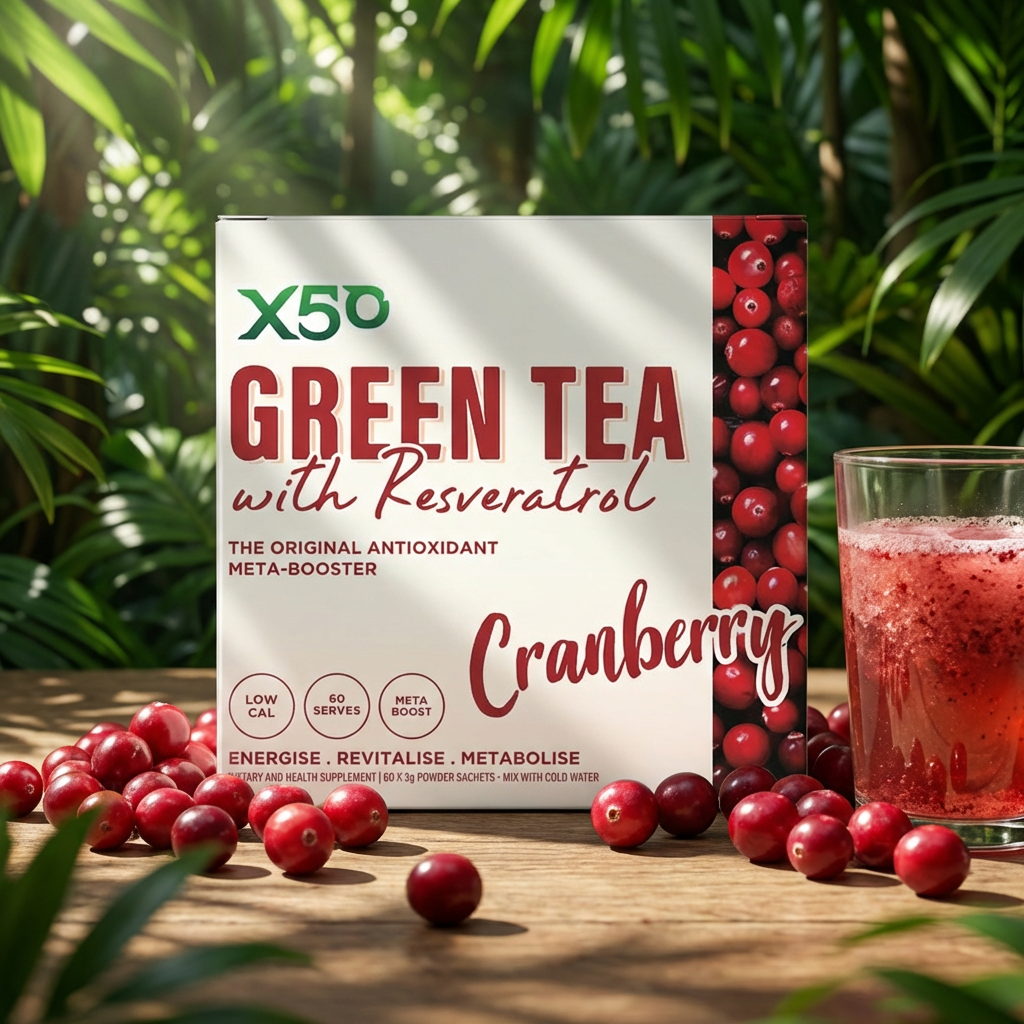 Green Tea X50 澳洲天然水果消脂綠茶 (60包)