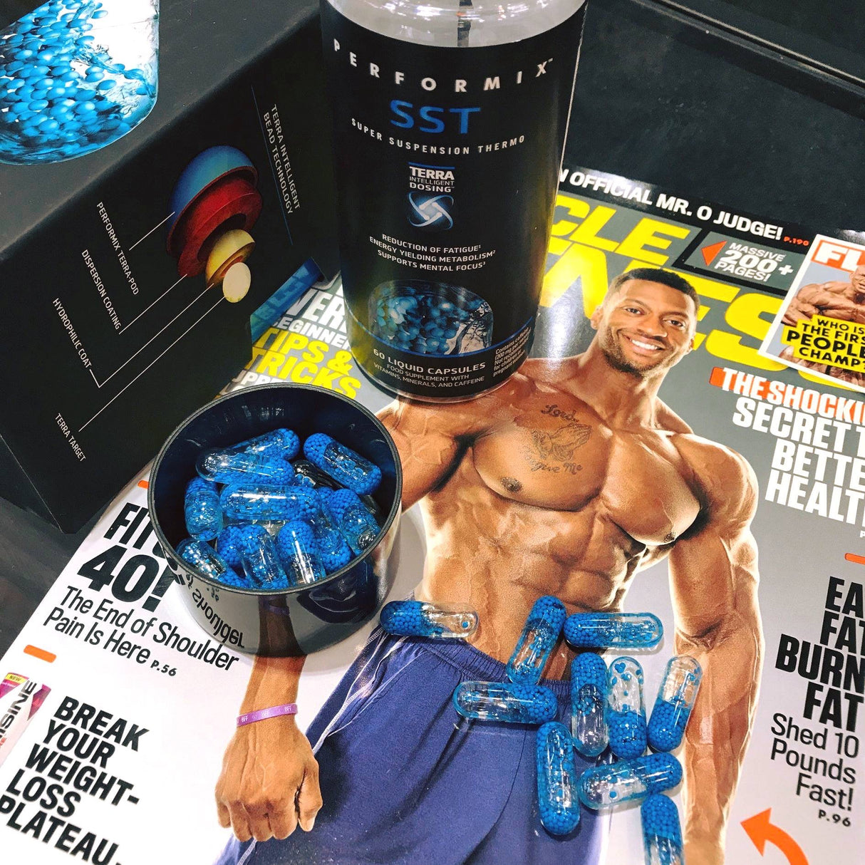 SST 新 · 藍丸 + 辣椒素 強效持久消脂丸