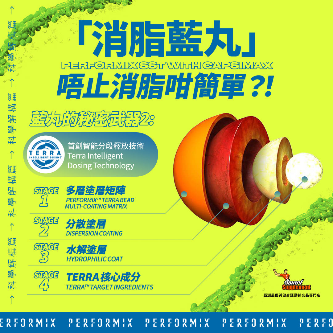 SST 新 · 藍丸 + 辣椒素 強效持久消脂丸