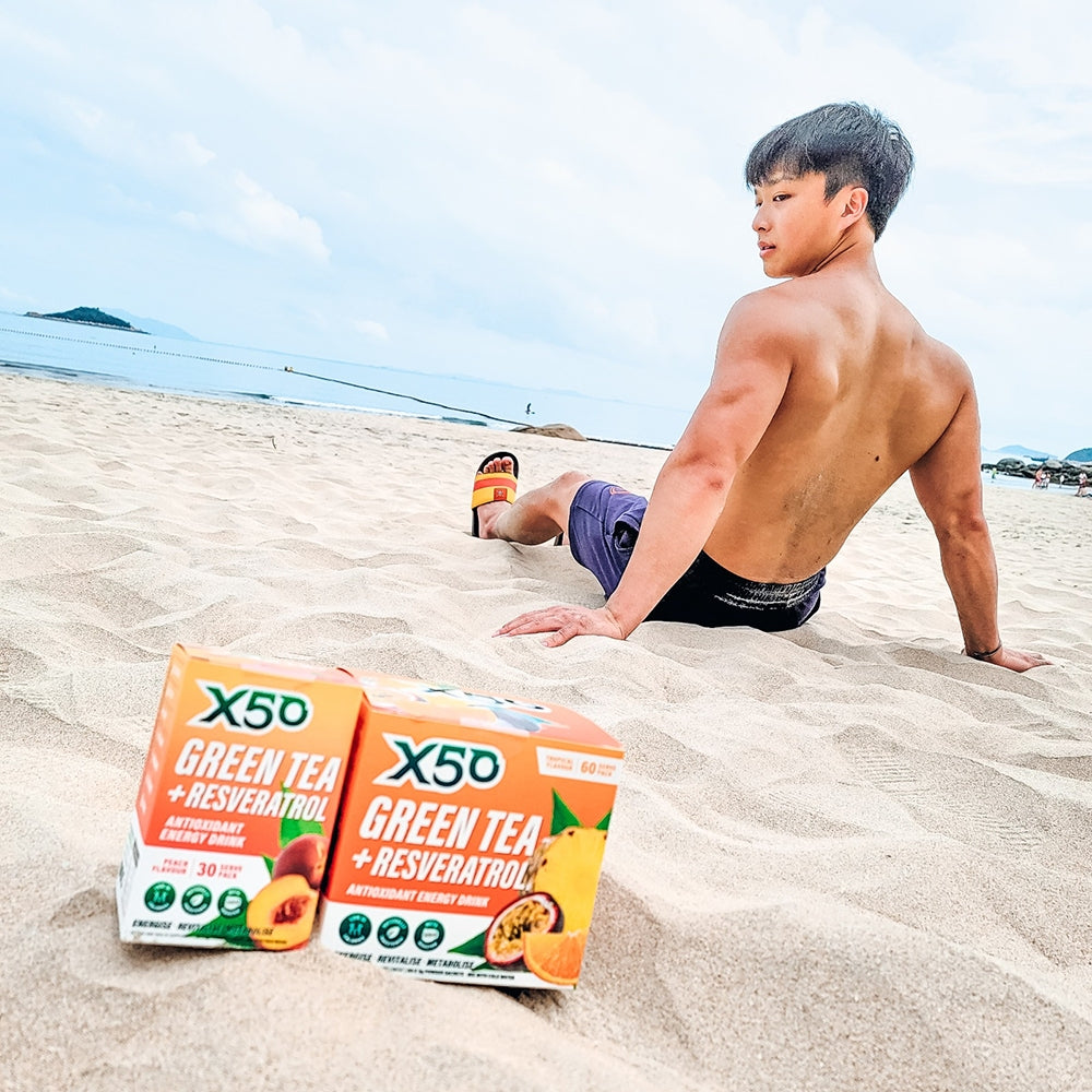 Green Tea X50 澳洲天然水果消脂綠茶 (60包)