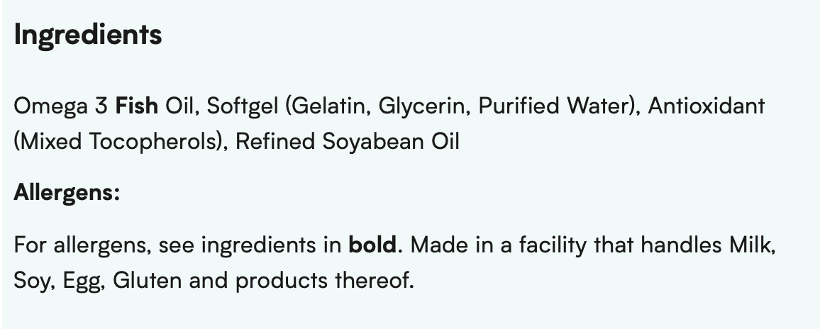 Myprotein Myvitamins Essential Omega 3 (300mg fish oil - 90/250 Capsules)