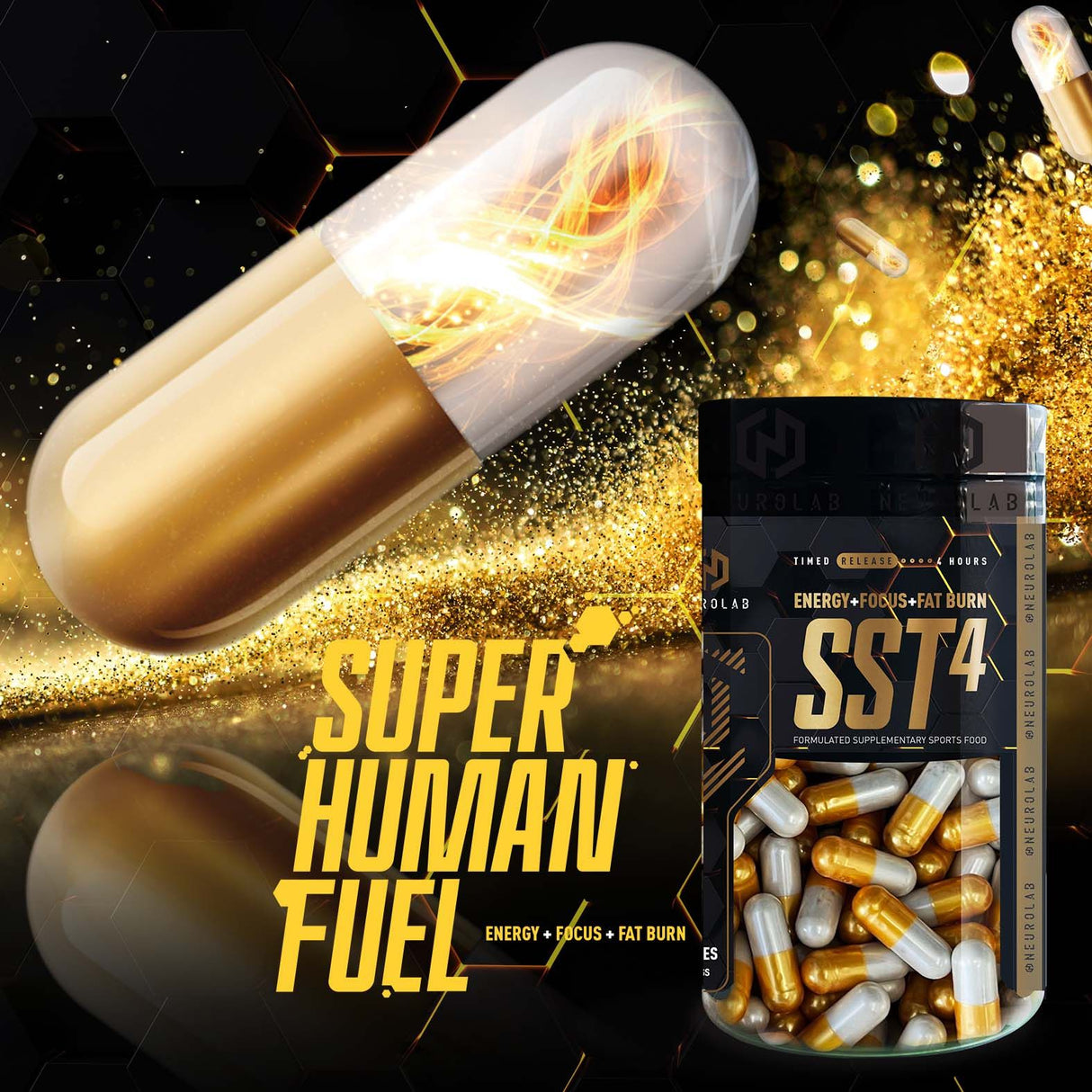 Neurolab Shred4「爆汗」消脂金丸(4小時特急消脂配方)