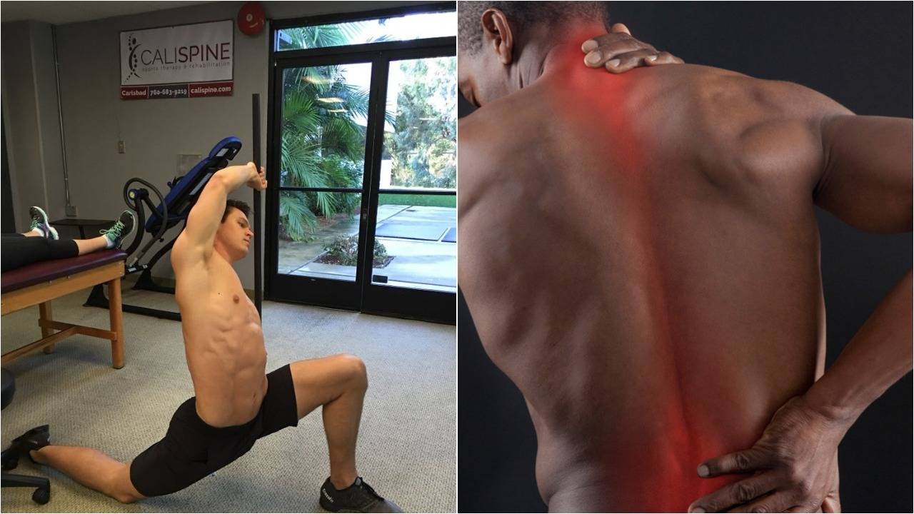 如果你的工作需要長期久坐、或者你習慣了不對的姿勢、或者你經常練硬拉，這部分的下背肌肉當中的…都有可能持續繃緊