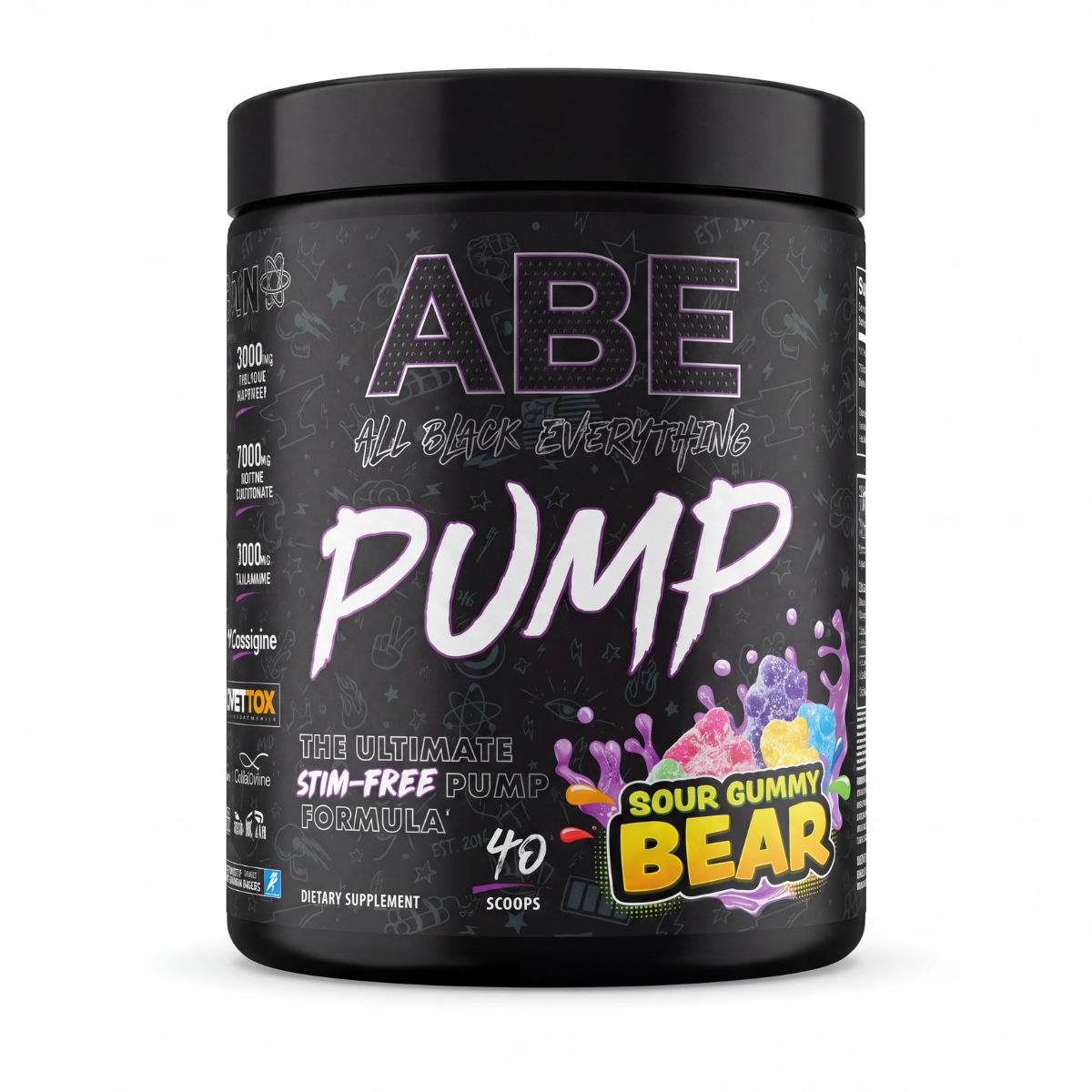 ABE PUMP Stim-Free Pre-workout (不含刺激成分)