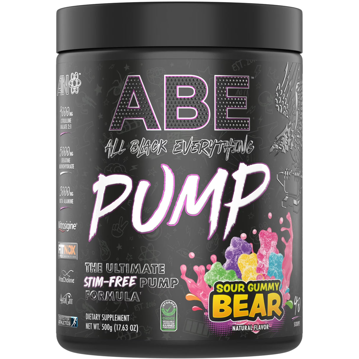 ABE PUMP Stim-Free Pre-workout (不含刺激成分)