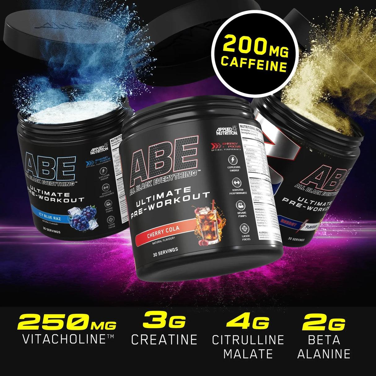 ABE Ultimate Pre-workout 黑色炸藥 高強度氮泵
