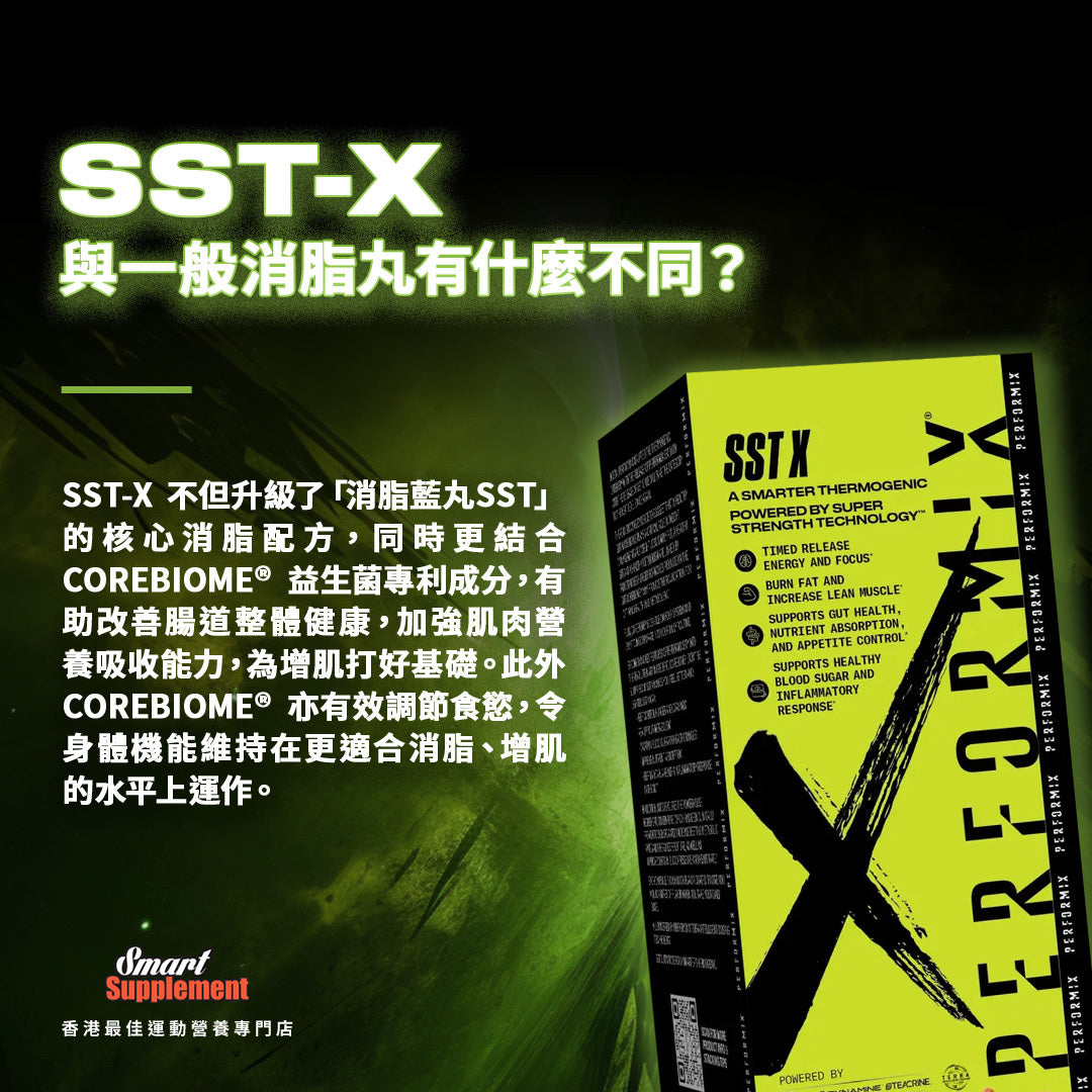 SST-X with Corebiome®️ 特級消脂配方 加 專利益生菌 改善腸道健康 (10週年 特別研製版)