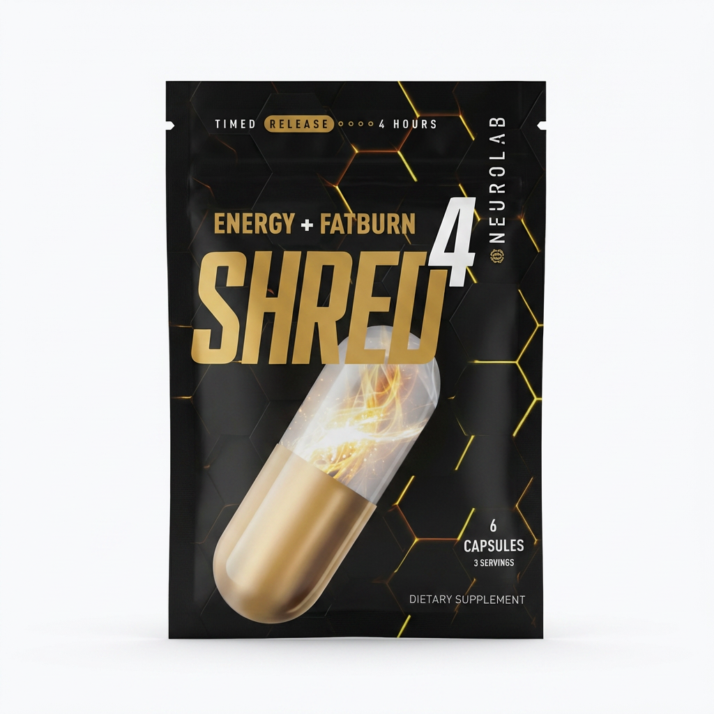 【獨立包裝】Neurolab Shred4「爆汗」消脂金丸（4小時特急消脂配方）