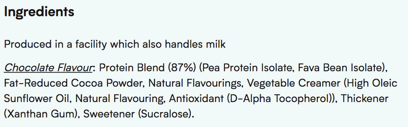 Myprotein Vegan Protein Blend (2.5kg)